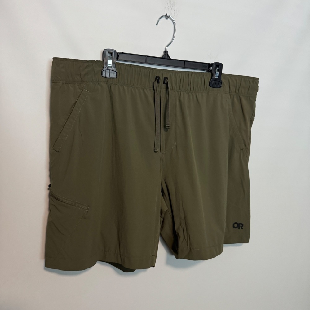 Outdoor Research Astro Shorts Mens XXL Green 7" Hiking Athletic Outdoor Stretch - Picture 2 of 10